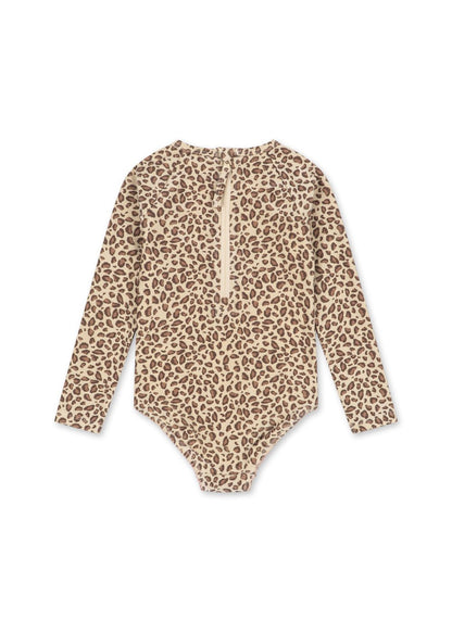 Konges Sløjd KITTY LONG SLEEVE SWIMSUIT - leo Konges Sløjd