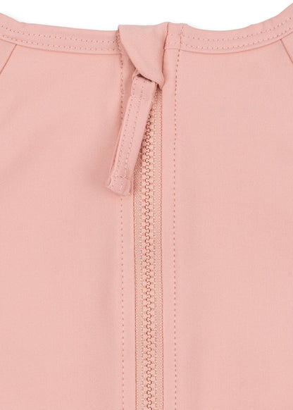 Konges Sløjd Kitty Long Sleeve Swimsuit - Powder Pink