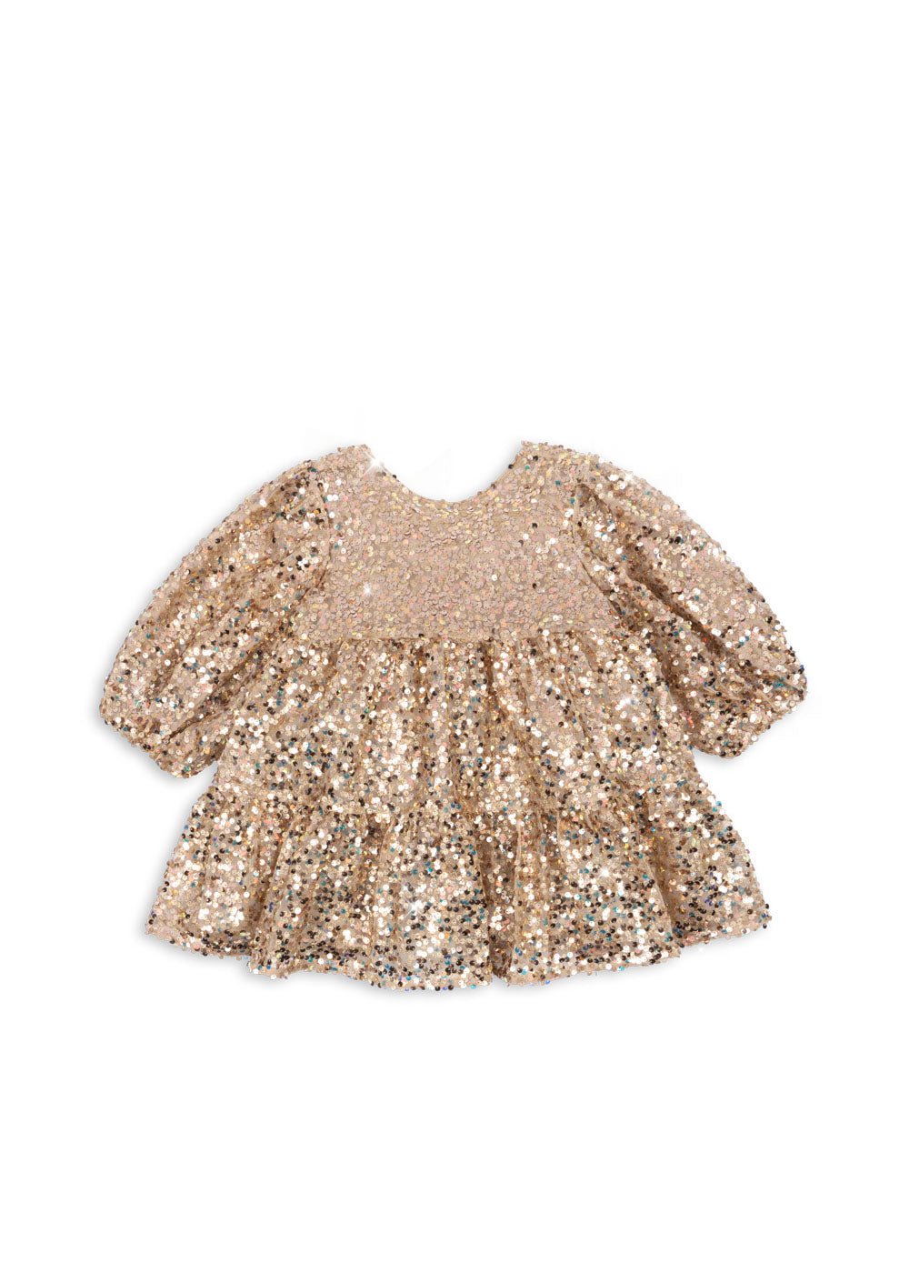 Konges Sloejd LILA BOW DRESS - gold glitter Konges Sløjd New Collection