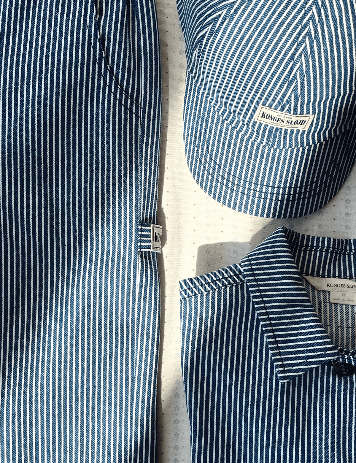 Konges Sløjd Luc Pants - Blue Stripe Konges Sløjd