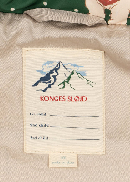 Konges Sløjd Magnum Down Jacket in Dot Miao Verde - product detail 6