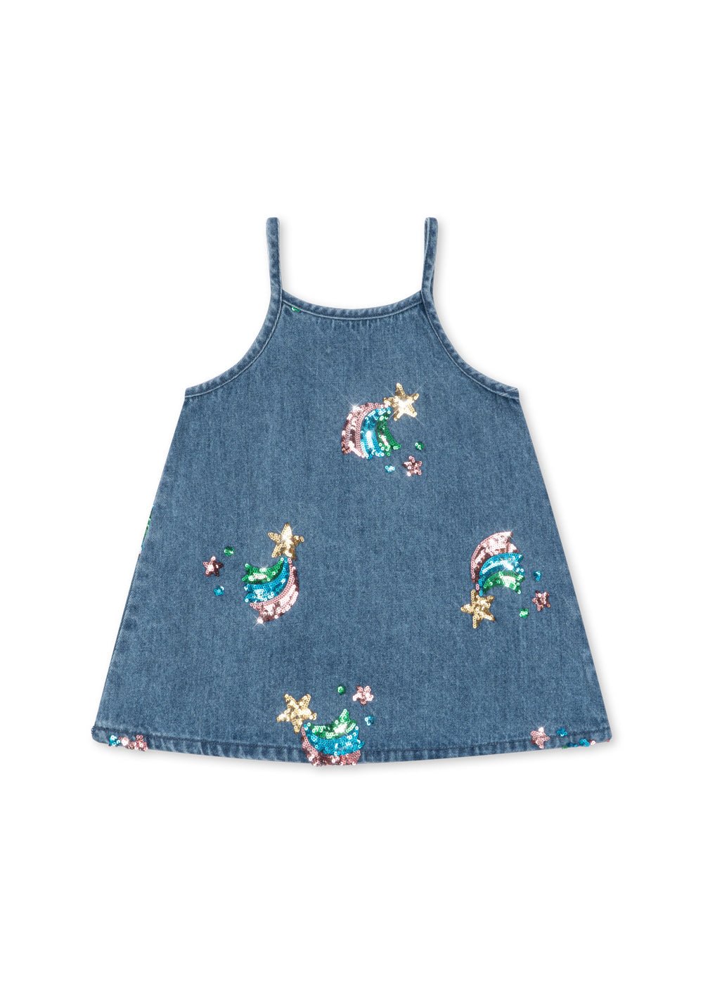 Konges Sløjd Magot Sequin Strap Dress GOTS – Rainbow Star Konges Sløjd