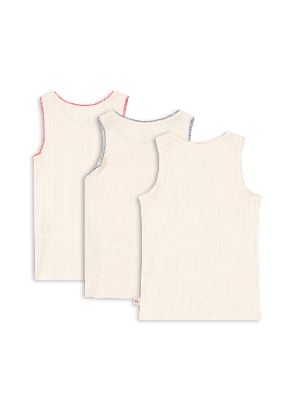 Konges Sløjd Minna 3 Pack Tank Tops - Antique White Konges Sløjd