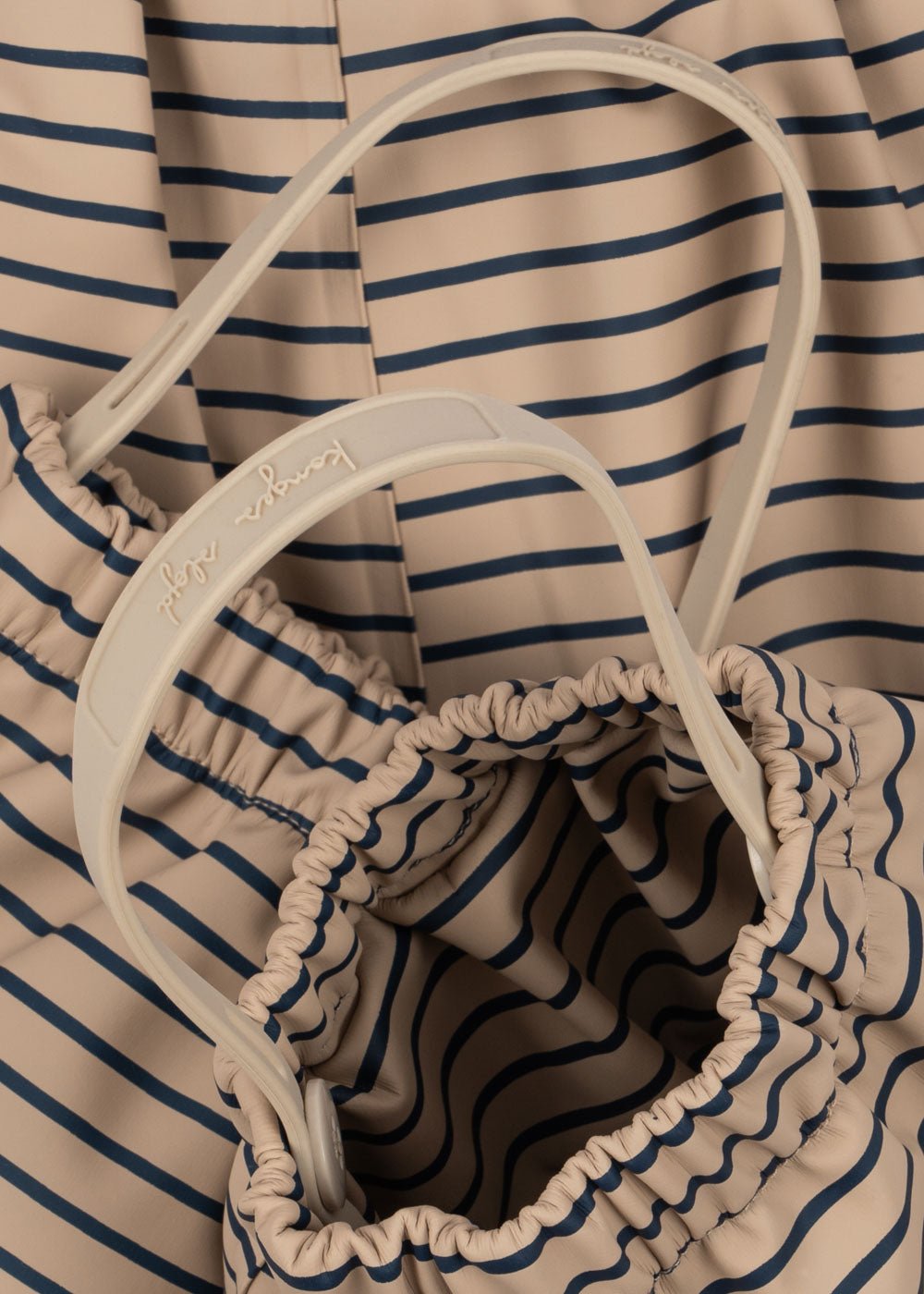 Konges Sløjd Rainy Palme Dog Rain Set - Stripe La Mer - image 8