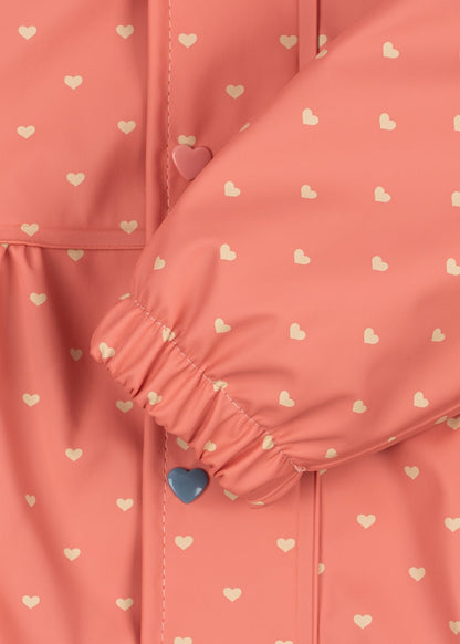 Konges Sløjd Rainy Palme Duckling Rain Jacket - Coeur Feathers - image 8