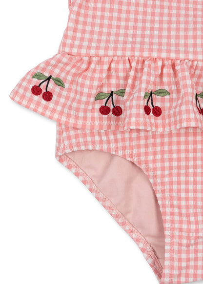 Konges Sløjd Soline swimsuit geranium pink detail