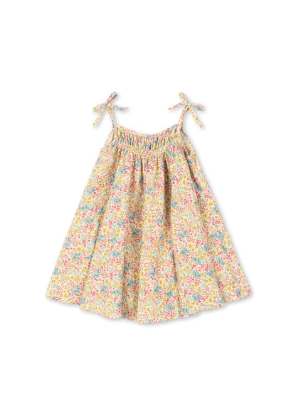 Konges Sløjd Vivian girls seersucker strap dress in Fio Cala