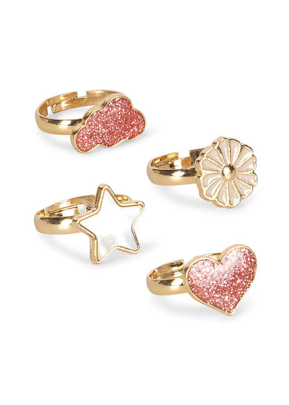 Konges Sløjd 12 Pack ring set - multi color Konges Sløjd