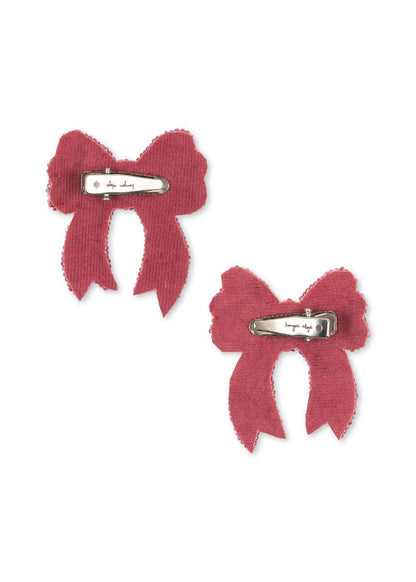 Konges Sløjd 2 PACK BOW HAIR CLIP - rapture rose Konges Sløjd New Collection