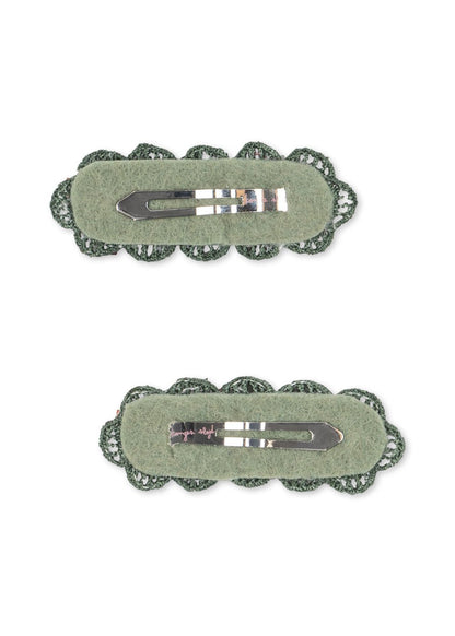 Konges Sløjd 2 PACK HEART HAIR CLIP - mellow rose Konges Sløjd New Collection