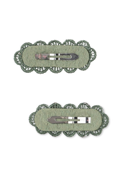 Konges Sløjd 2 PACK HEART HAIR CLIP - mellow rose Konges Sløjd New Collection