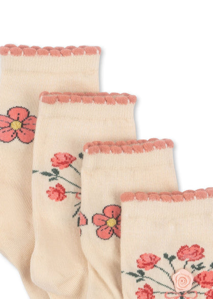 Konges Sløjd 2 PACK ROSE SOCKS - rose mix Konges Sløjd