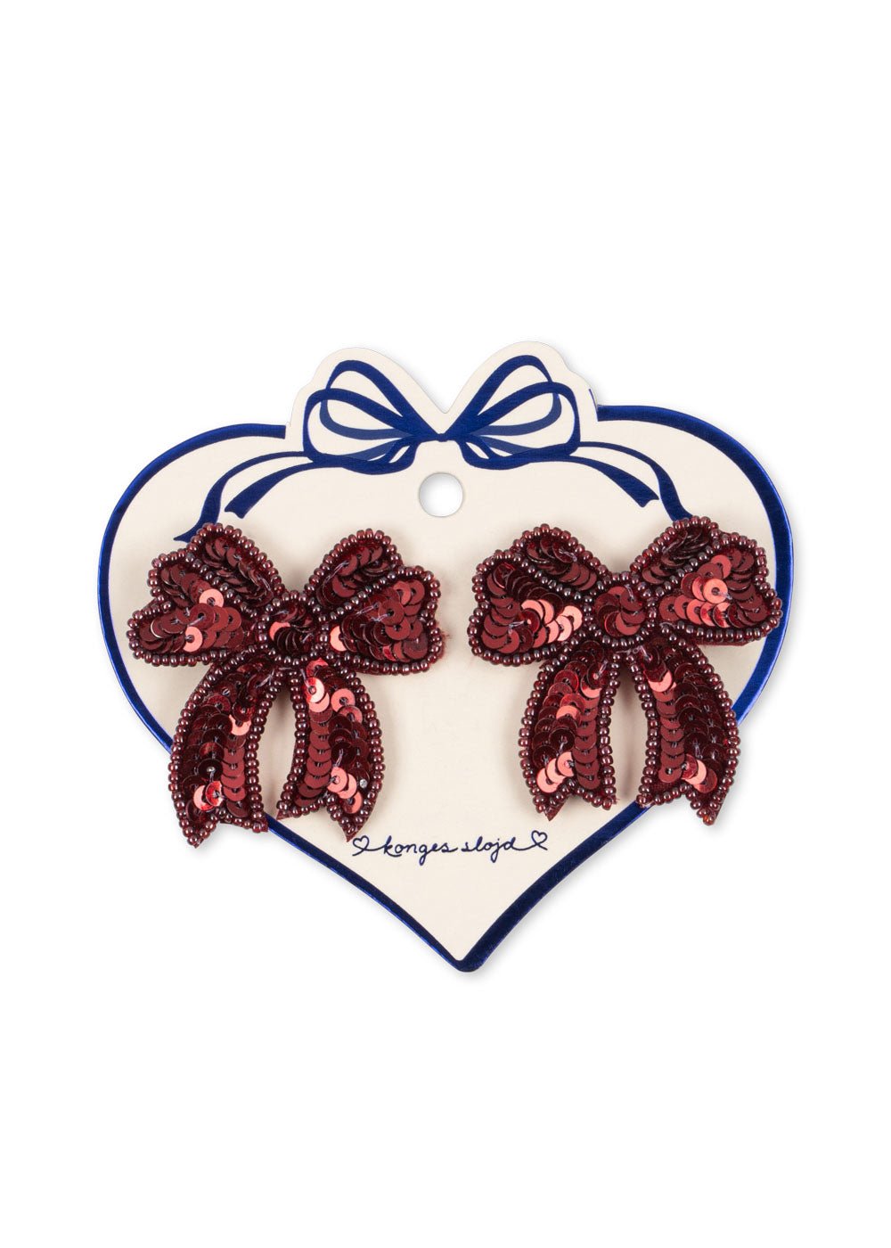 Konges Sløjd 2 PACK SEQUIN BOW HAIR CLIP - rio red Konges Sløjd New Collection