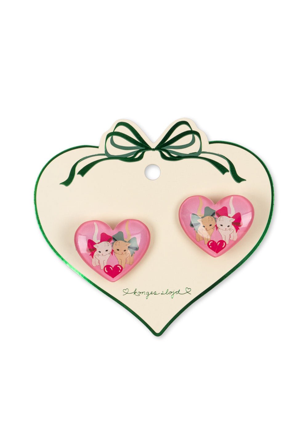 Konges Sløjd 2 PACK VILMA HAIR CLIP - bow kitty Konges Sløjd