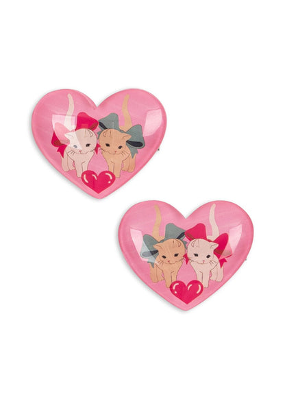 Konges Sløjd 2 PACK VILMA HAIR CLIP - bow kitty Konges Sløjd