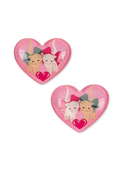 Konges Sløjd 2 PACK VILMA HAIR CLIP - bow kitty Konges Sløjd