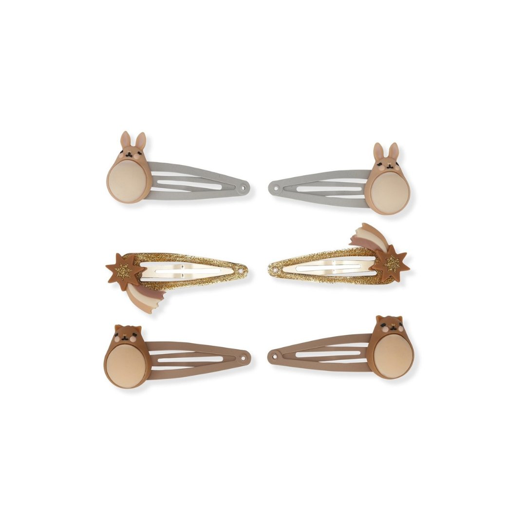 Konges Slojd 3 Pack Hair Clips - Bunny Konges Sløjd - enjoykidsus