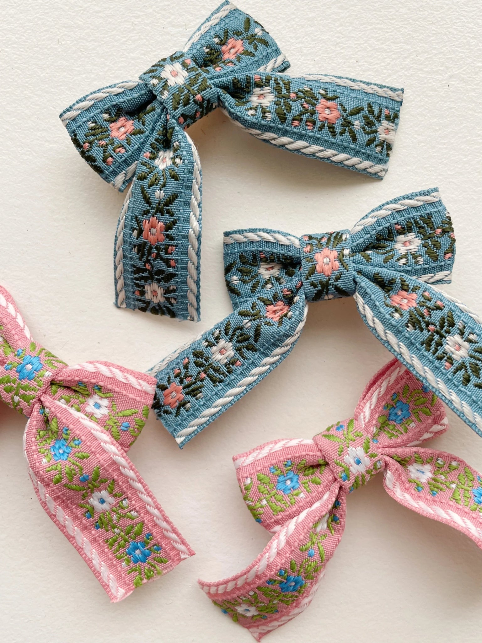 KONGES SLOJD 4 PACK RIBBON BOW HAIR CLIPS Konges Sløjd - enjoykidsus