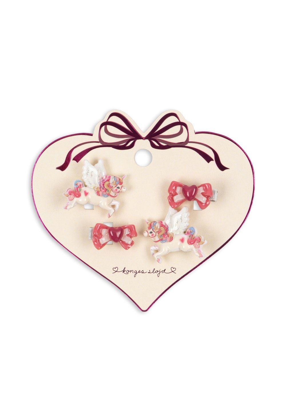 Konges Sløjd 4 PACK UNICORN BOW HAIR CLIP - multi Konges Sløjd New Collection
