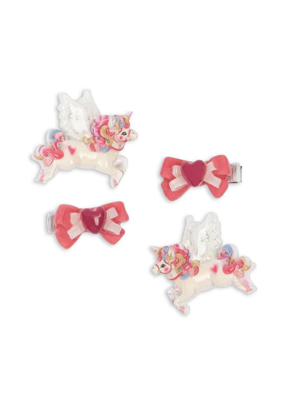 Konges Sløjd 4 PACK UNICORN BOW HAIR CLIP - multi Konges Sløjd New Collection