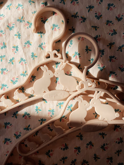 Konges Sløjd 5 - Pack Bunny Hangers – Cream Konges Sløjd