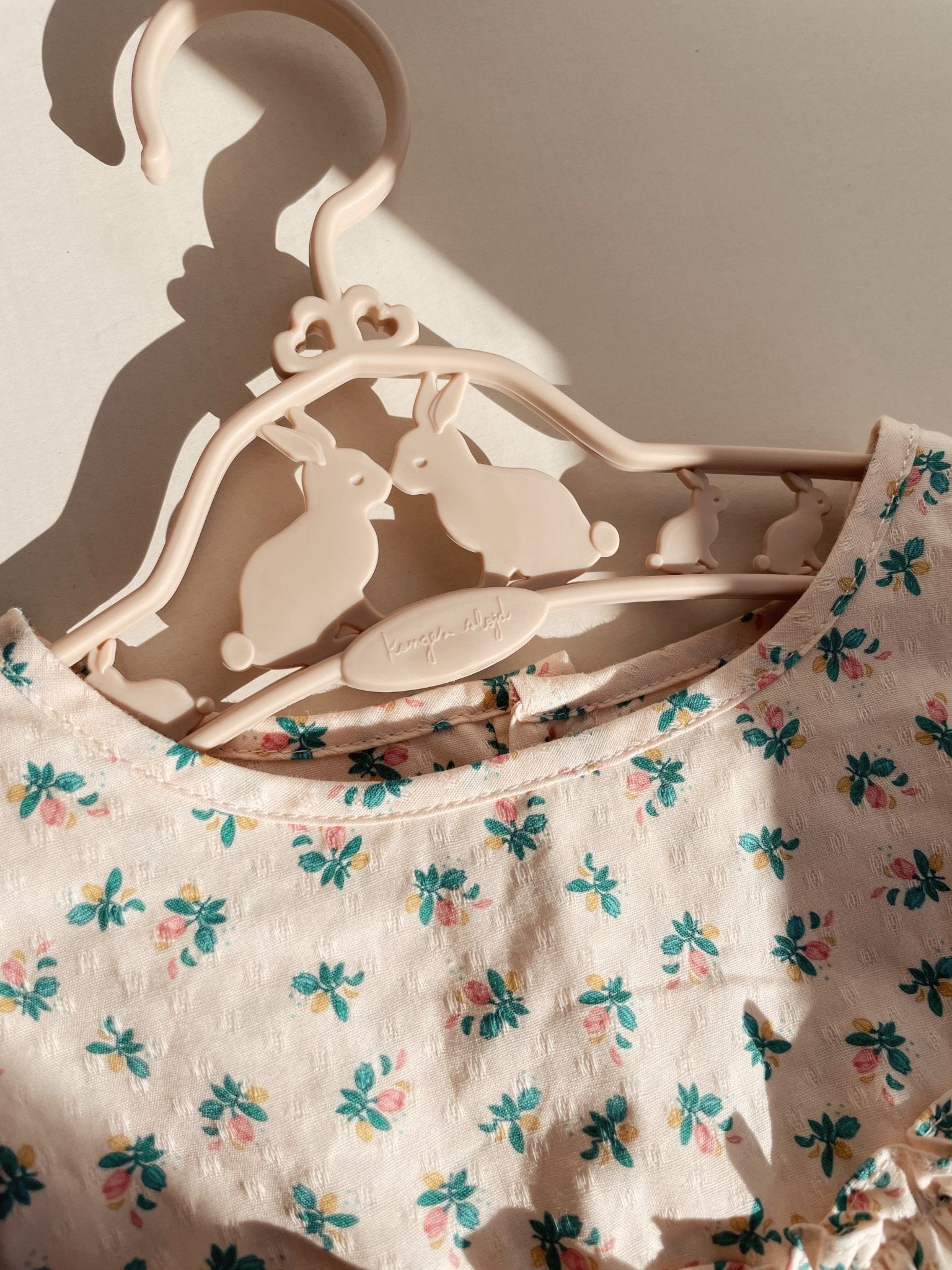 Konges Sløjd 5 - Pack Bunny Hangers – Cream Konges Sløjd