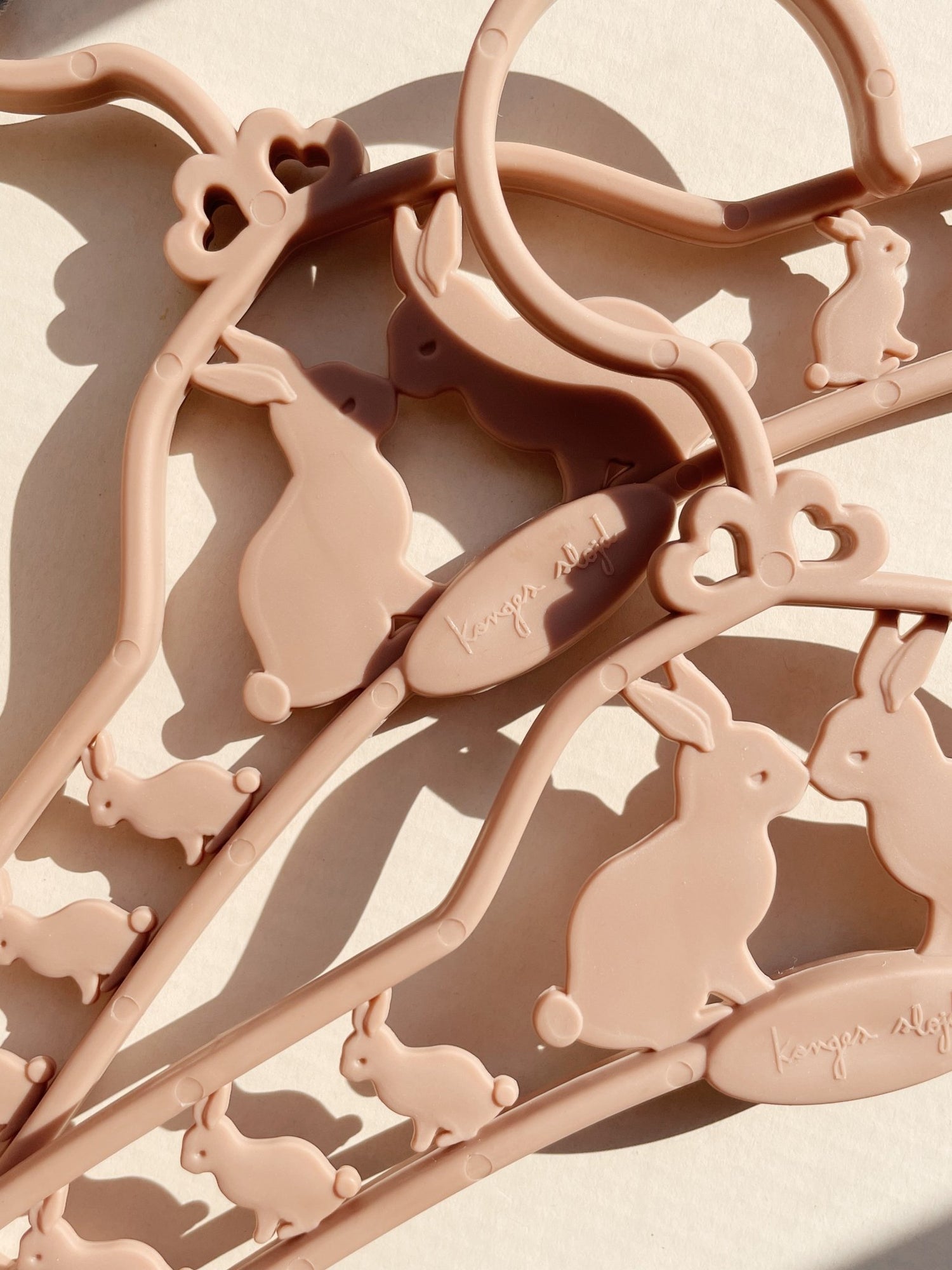 Konges Sløjd 5 - Pack Bunny Hangers – Cream Konges Sløjd