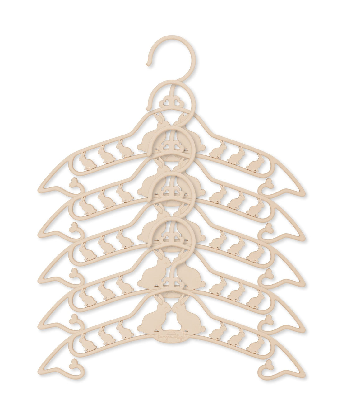 Konges Sløjd 5 - Pack Bunny Hangers – Cream Konges Sløjd