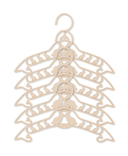 Konges Sløjd 5 - Pack Bunny Hangers – Cream Konges Sløjd