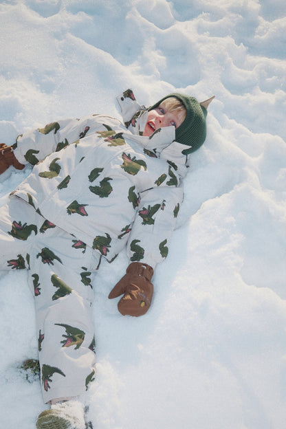 Konges Sløjd ANIMAL BALACLAVA - Green DIno Konges Sløjd