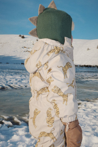 Konges Sløjd ANIMAL BALACLAVA - Green DIno Konges Sløjd