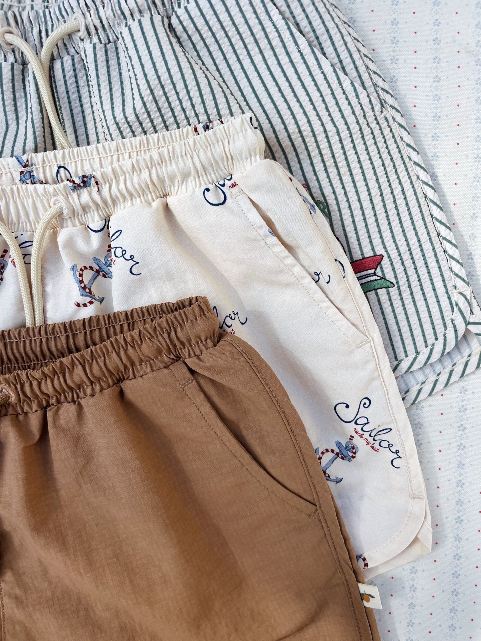 Konges Sløjd ASNOU SWIM SHORTS GRS - rock my boat Konges Sløjd