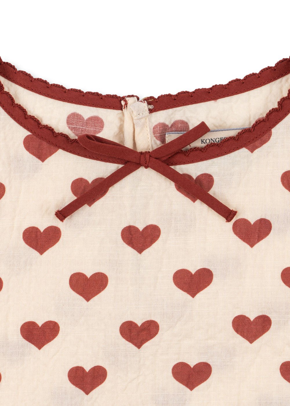 Konges Sløjd AVA SLIP DRESS GOTS - amour rouge Konges Sløjd