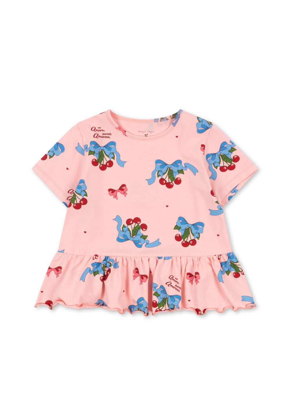 Konges Sløjd BASIC FRILL TEE GOTS - amarena Konges Sløjd