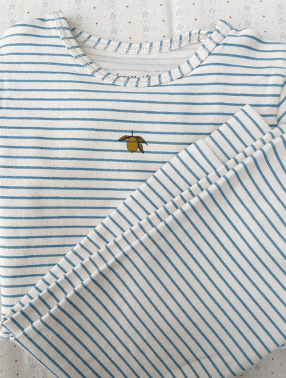 Konges Sløjd BASIC PANTS GOTS - Stripe Bluie Konges Sløjd