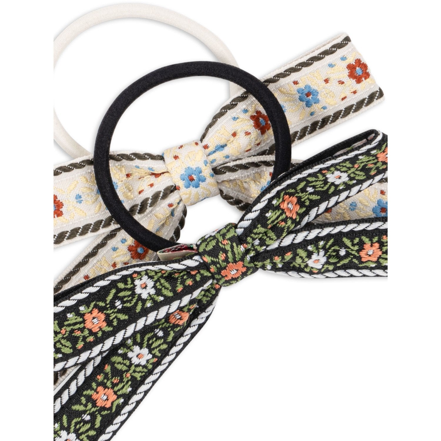 Konges Sløjd Beige/Black 2 Pack Bow Elastic Konges Sløjd