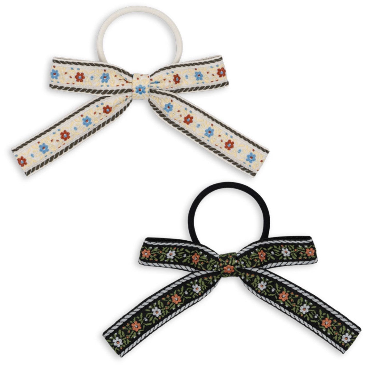 Konges Sløjd Beige/Black 2 Pack Bow Elastic Konges Sløjd