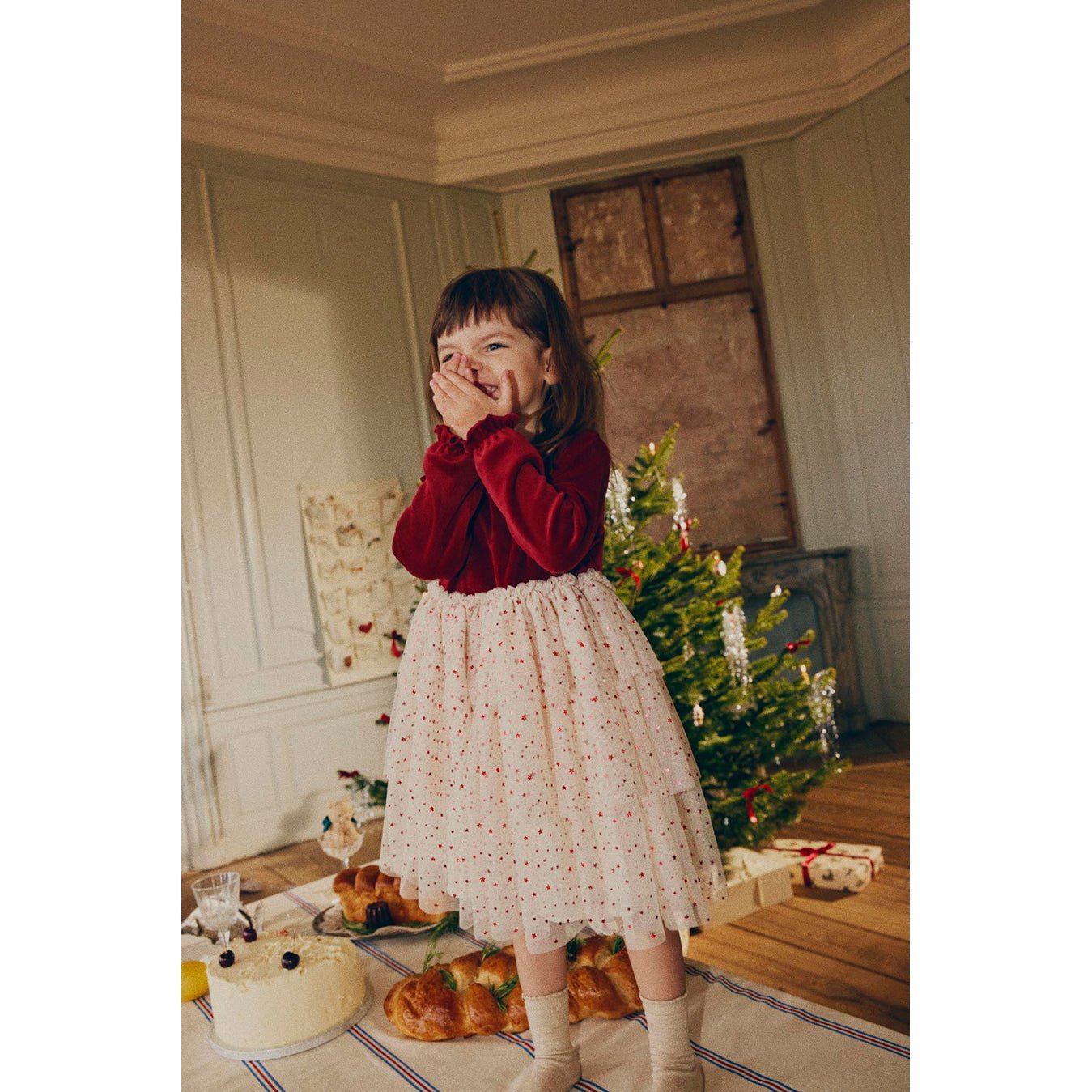 Konges Sløjd Belis Velvet Dress Red Dahlia Konges Sløjd