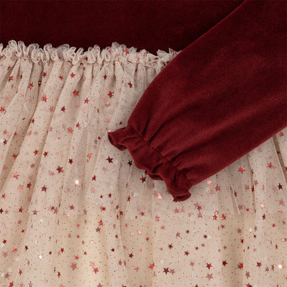 Konges Sløjd Belis Velvet Dress Red Dahlia Konges Sløjd