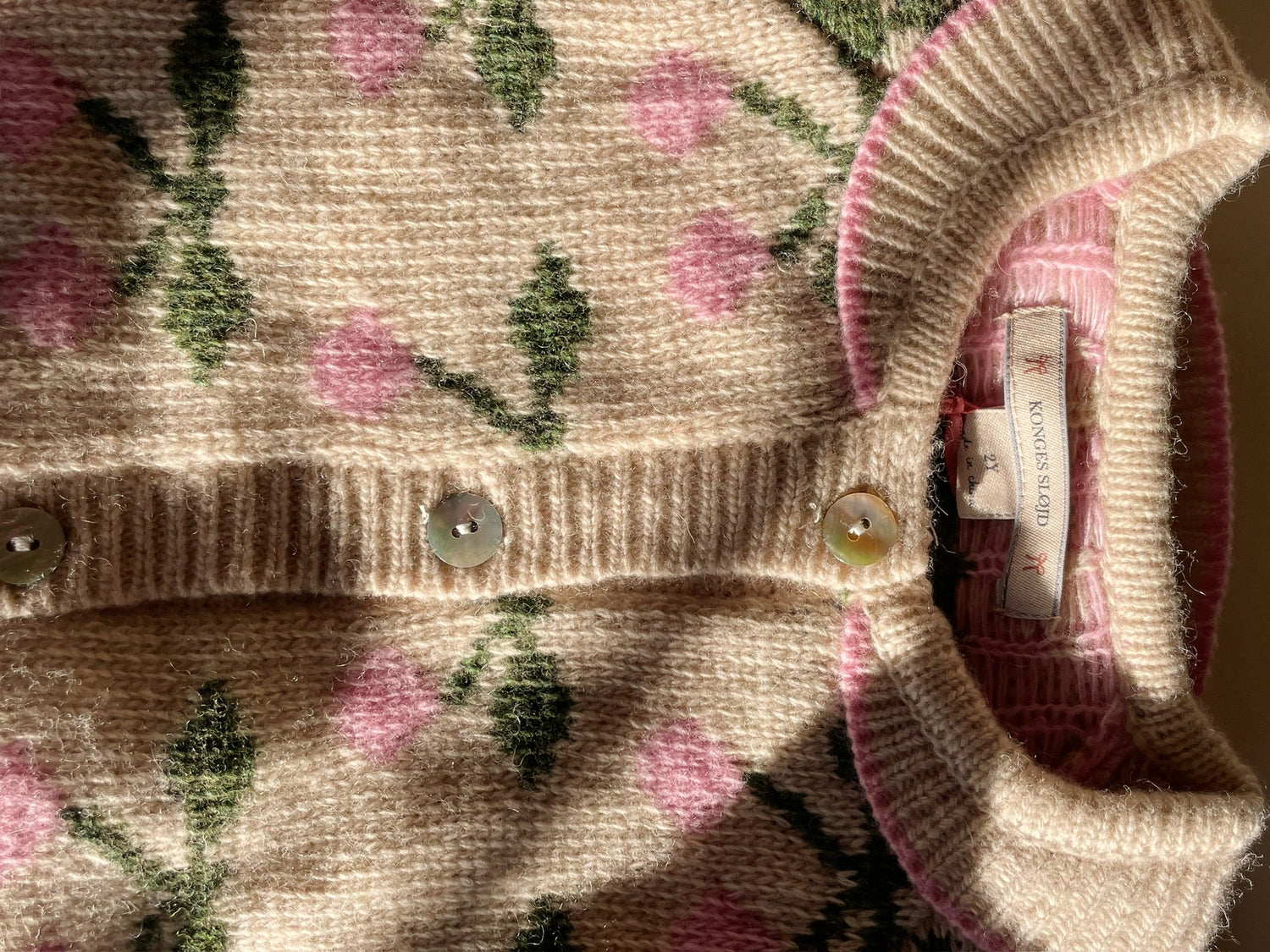 Konges Sløjd Belou cardigan - cherry Konges Sløjd New Collection