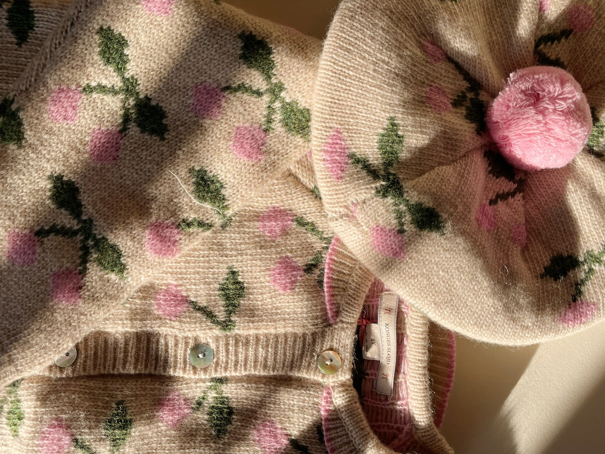 Konges Sløjd Belou cardigan - cherry Konges Sløjd New Collection