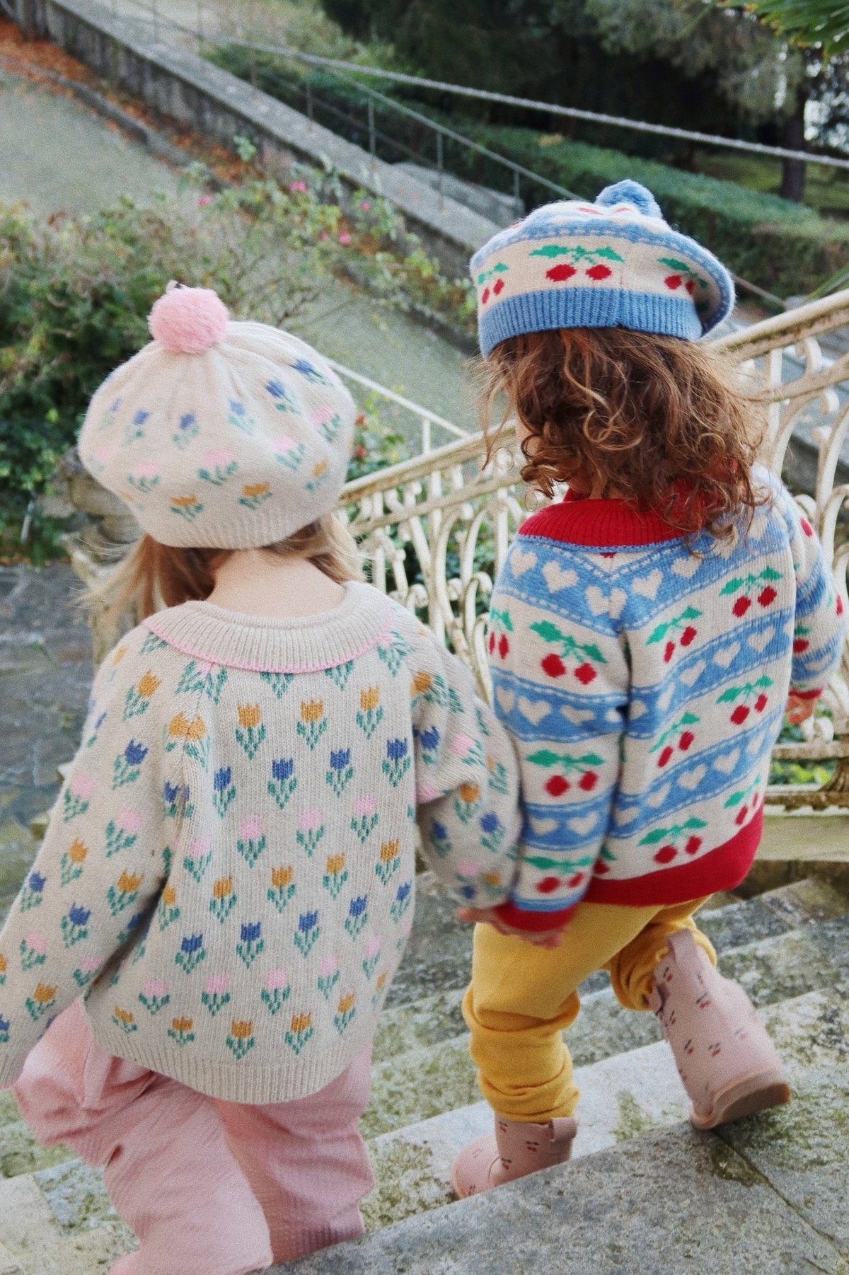 Konges Sløjd BELOU KNIT CARDIGAN - CHERRY STRIPE Konges Sløjd