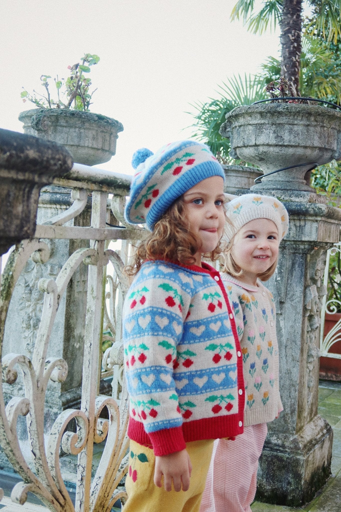 Konges Sløjd BELOU KNIT CARDIGAN - CHERRY STRIPE Konges Sløjd