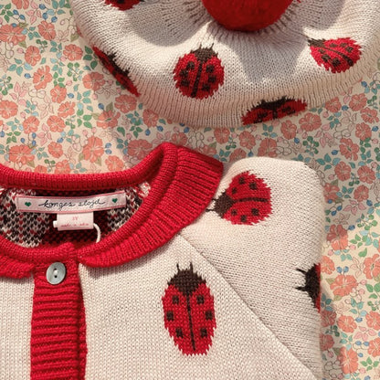 Konges Sløjd Belou Knit Cardigan – Ladybug Konges Sløjd