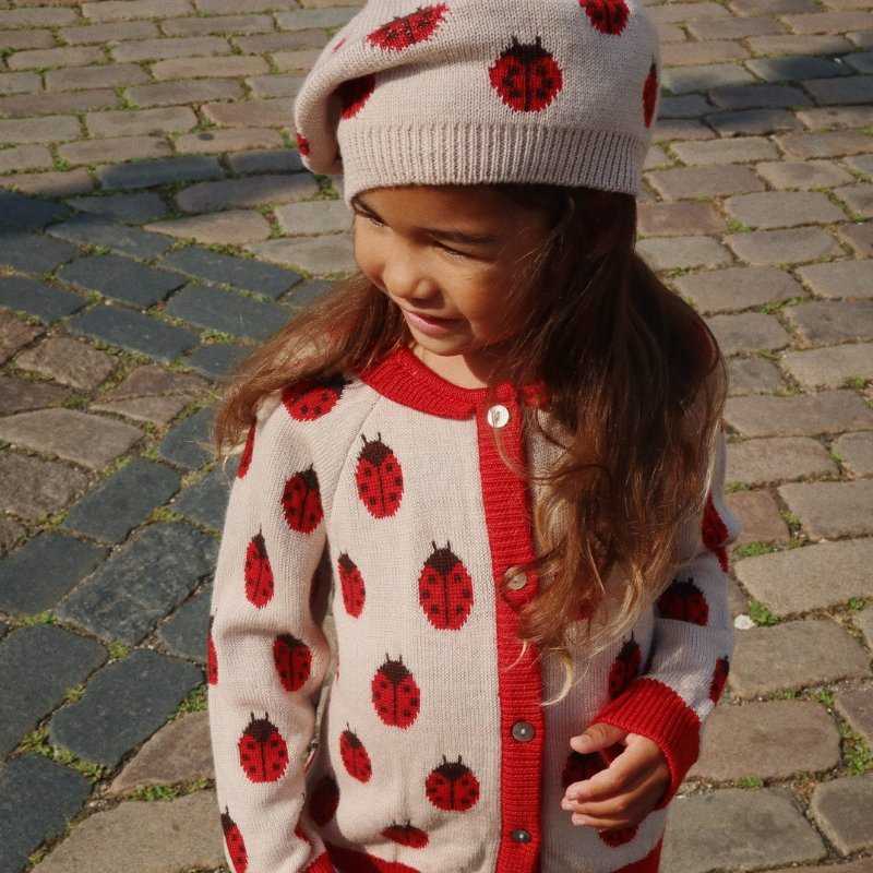 Konges Sløjd Belou Knit Cardigan – Ladybug Konges Sløjd