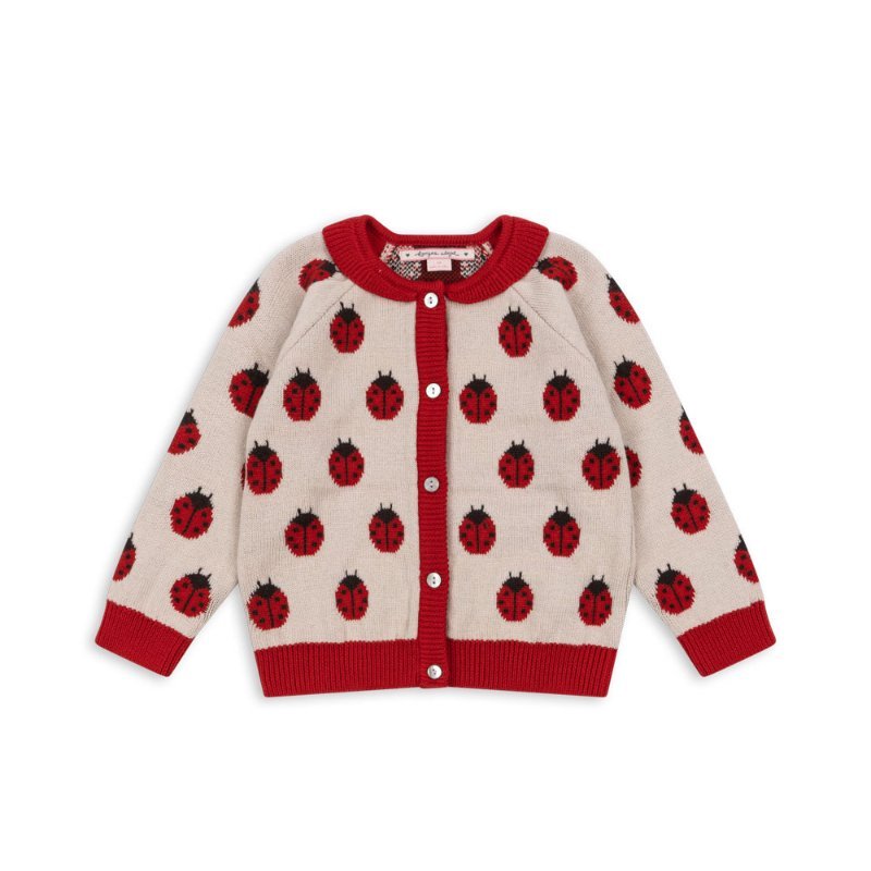 Konges Sløjd Belou Knit Cardigan – Ladybug Konges Sløjd