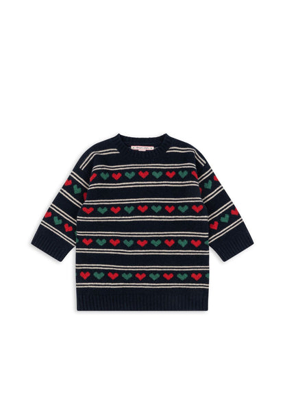 Konges Sløjd BELOU KNIT DRESS - heart Konges Sløjd New Collection