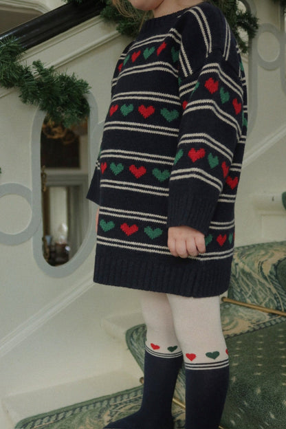 Konges Sløjd BELOU KNIT DRESS - heart Konges Sløjd New Collection