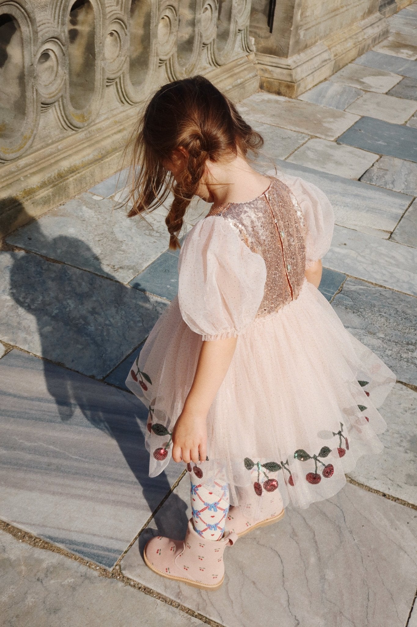 Konges Sløjd BOW JAQUARD TIGHTS - BOW MIX Konges Sløjd