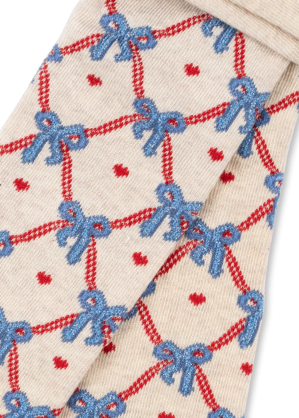 Konges Sløjd BOW JAQUARD TIGHTS - BOW MIX Konges Sløjd